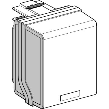 Cofret de derivación para fusible nf - 10 x 38 mm - 32 a - 3l + n + pe
