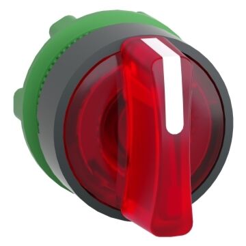 Cabeza selector luminoso  3 posiciones   rojo