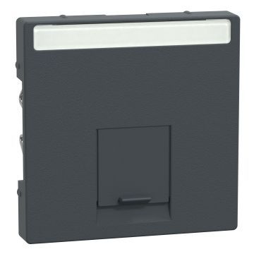 Tapa rj45 elegance antracita