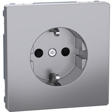 Schuko completo d-life aluminio