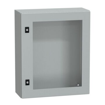 Spacial crn tspt door w/o mount.plate. h600xw500xd200 ip66 ik08 ral7035..