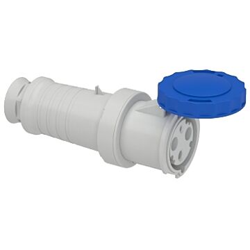 Toma móvil industrial - 63 a - 2 polos +t - 200-250 v ca - ip 67