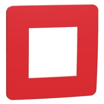 New unica marco 1 elem. studio rojo bl