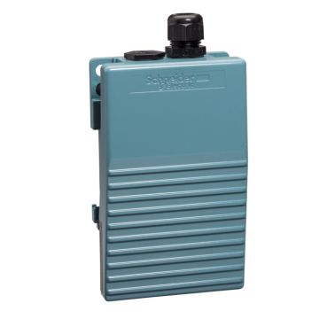Interruptor pedal xpe-m - sin tapa - metal - azul - 1nc+1no - protección contra el polvo