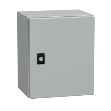 Spacial crn con puerta ciega sin placa de montaje  alt300xanch250xprof200; ip66; ik10; ral7035