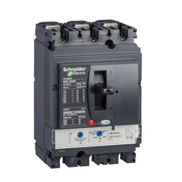 Unidad de control magnetotérmico nsx250h tm250d 3p 3r