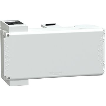 Cofret de derivación para fusible nf - 14 x 51 mm - 50 a con aislador - 3l+n+pe