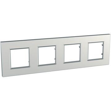 Marco 4 elementos serie única quadro plata