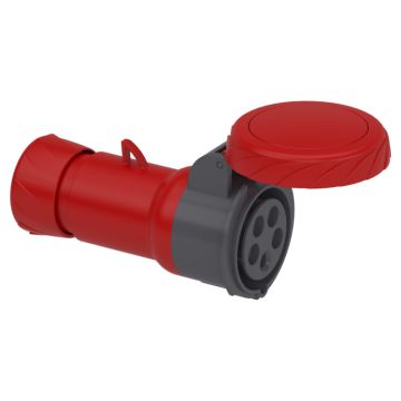 Pratika wander socket - straight - 16 a - 3p + n + e - 380...415 v ac - ip67