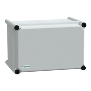 Pls box, polyester rear, opaque pc cover ip65 18x27x18cm ((*))
