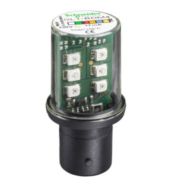 Lámpara led 230v ba15d amarillo