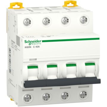 Interruptor magnetotérmico; acti9 ik60n; 4p; 40 a; curva c; 6000 a