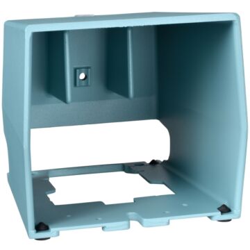 Cubierta protectora simple para pedal de metal azul