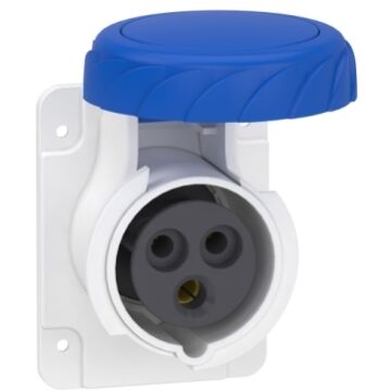 Toma embutir recto 16a 2pt 220v ip67