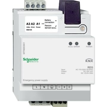Knx - suministro de emergencia para fuente de alimentación