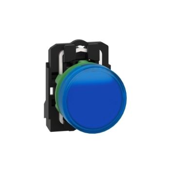 Piloto luminoso led 24vca/cc azul