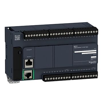 Controlador modicon m221 con ethernet 40 es de tipo transistor npn