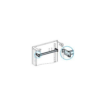 Carril modular, prismaset g, regulable en profundidad para cofrets y/o armarios con 600mm (an.)
