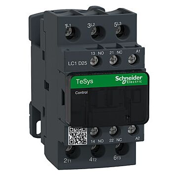 Contactor tesys d - 3p(3 na) - ac-3 - <= 440 v 25 a - 24 v ca bobina