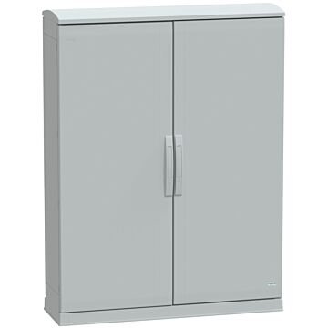 Armario de poliéster, panelset plazt, con parte inferior abierta y tejadillo ventilado1250x1000x320 ip44