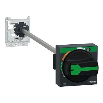 Extended rotary handle kit, tesys gv2, ip54, black handle, with trip indication, for gv2l-gv2p