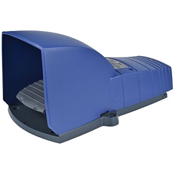Interruptor de pedal único xpe-b –con tapa – plástico - azul - 1nc+1no