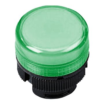 Cabeza piloto luminoso verde ø 22