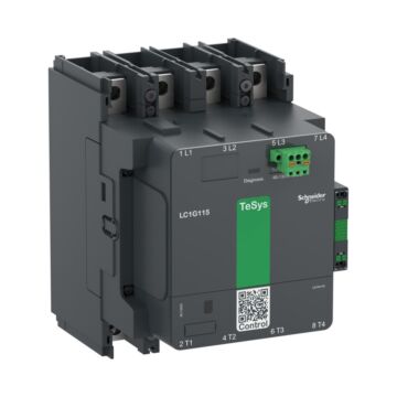 Contactor tesys lc1g 150a 440v 4p ac3 estándar bobina 100-250v ca-cc