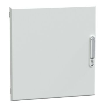 Puerta plena, prismaset g, ip30, 600mm (an.) x 630mm (alt.), 12 módulos, blanca, ral 9003