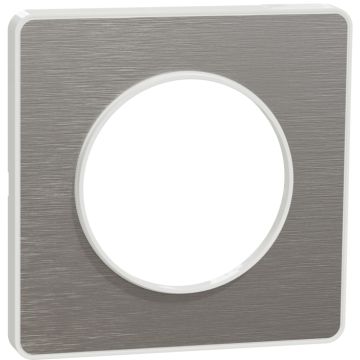 Marco touch 1 elem aluminio raspado