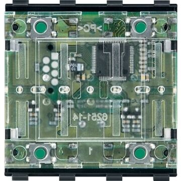 Knx - módulo para pulsador 2 elementos - elegance