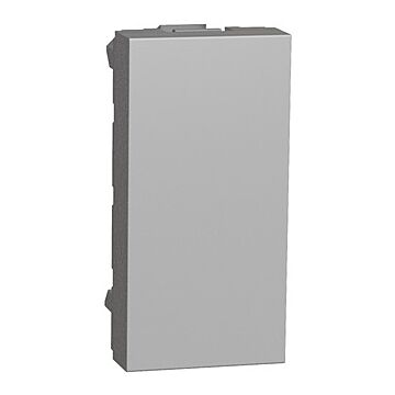 New unica tapa ciega 1 mod. aluminio