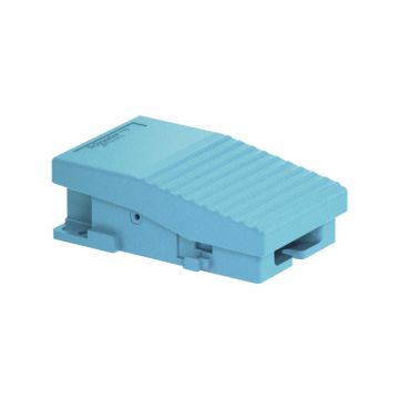 Preventa xpe - interruptor de pedal único xpe-m - sin tapa - metálico - azul - 1nc+1no