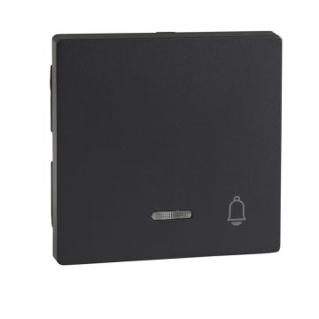 Tecla símbolo campana con visor elegance antracita