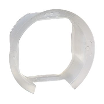 Sealing ring for augmenting the level of protection to ip 44, system design