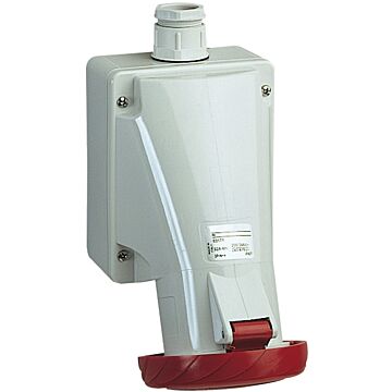 Toma de pared 16 a 3 polos t 380...415 v ip67 50-60 hz