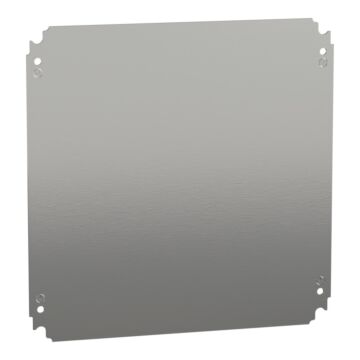 Placa de montaje ciega h400xw400mm de acero galvanizado