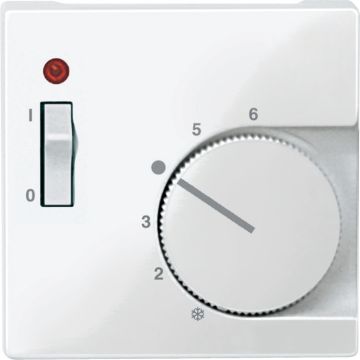 Tapa para termostato ambiente elegance blanco
