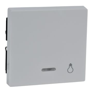 Tecla simb. luz c/visor elegance marfil