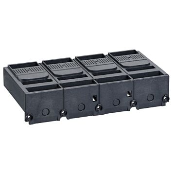 Cubrebornes cortos, compact nsx 400/630, paso 45 mm, ip40, 4 polos