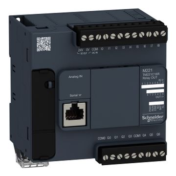 Controlador modicon m221 16 es de tipo relé