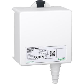 Canalis - ligador 25a 3f + n + pe fusível nf