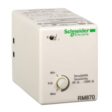 Relé de control de nivel de líquido rm84 - enchufable - 8 pines - 24 v ac