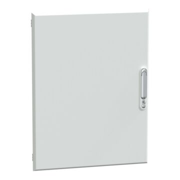 Puerta plena, prismaset g, ip30, 600mm (an.) x 780mm (alt.), 15 módulos, blanca, ral 9003