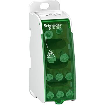 Repartidor modular 1p 125a 10 conex.