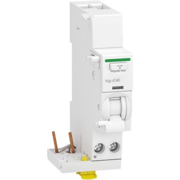 Acti 9 vigi ic40 1pn 25a 30ma asi type a