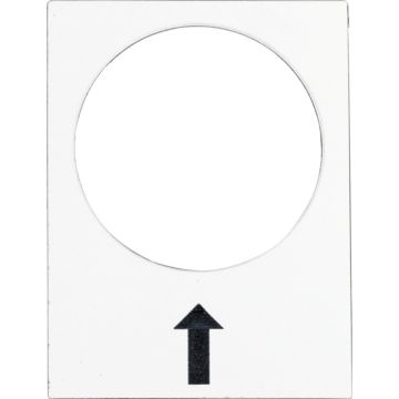 Leyenda - 30 x 40 mm - blanco  - derecha,lento