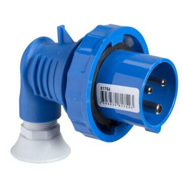 Pratika wander plug - 90° angled - 32 a - 2p + e - 200...250 v ac - ip67