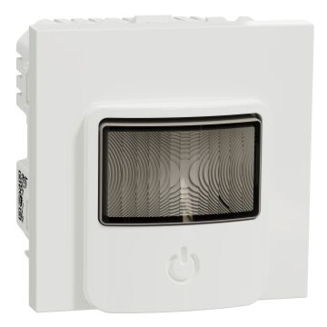 New unica detector mov. 10a con int. wiser blanco polar