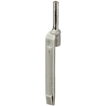 Ponteira simples com porta-referências – tamanho médio – 2,5 mm² - cinzento